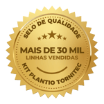 Etiqueta Selo de Garantia 30 Dias Criativo Dourado